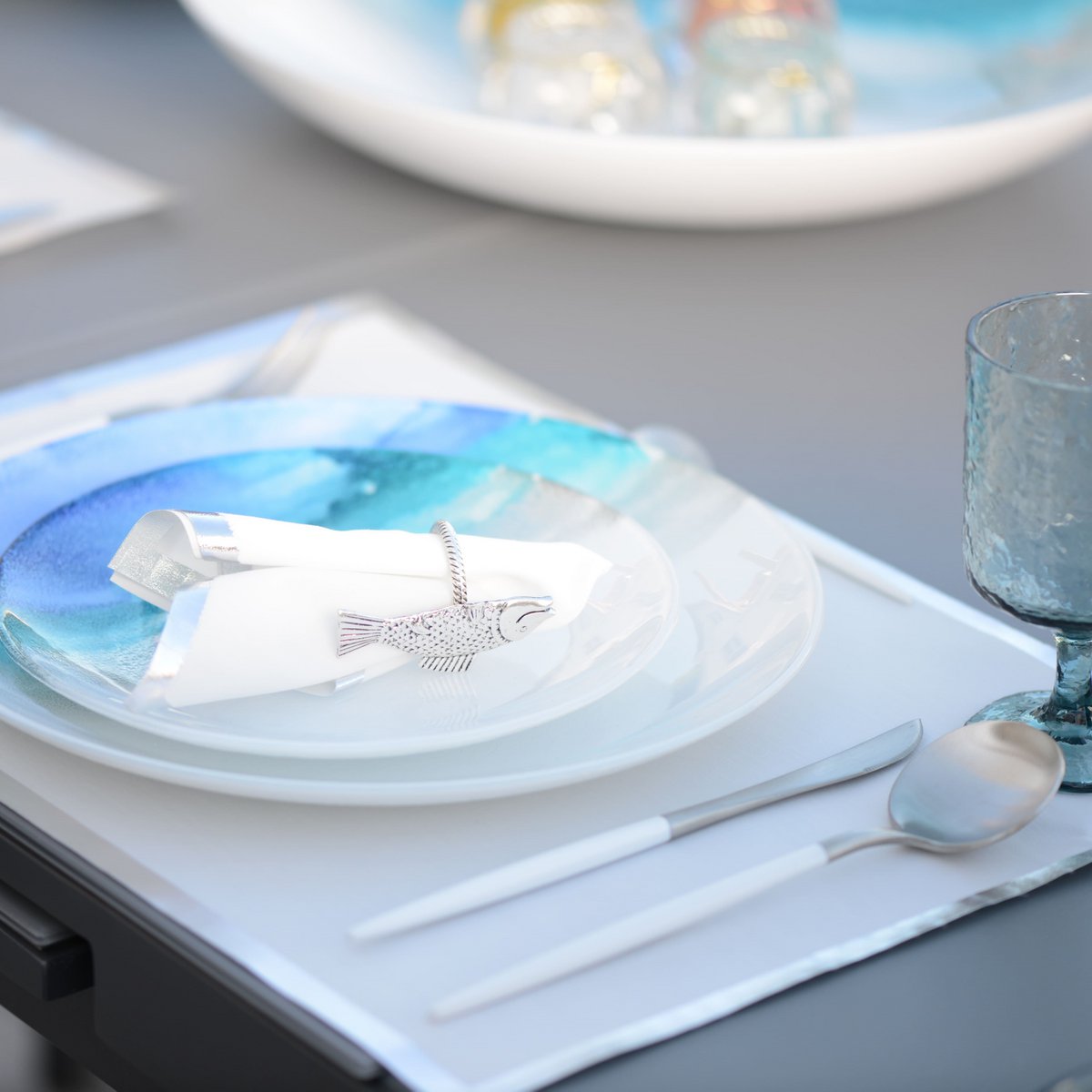 Hausfrau 24 Stück Silber und Weiß