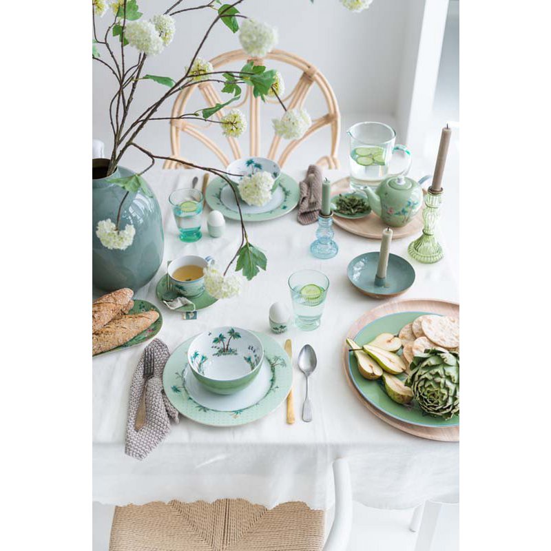 Vase Metal Green 32cm