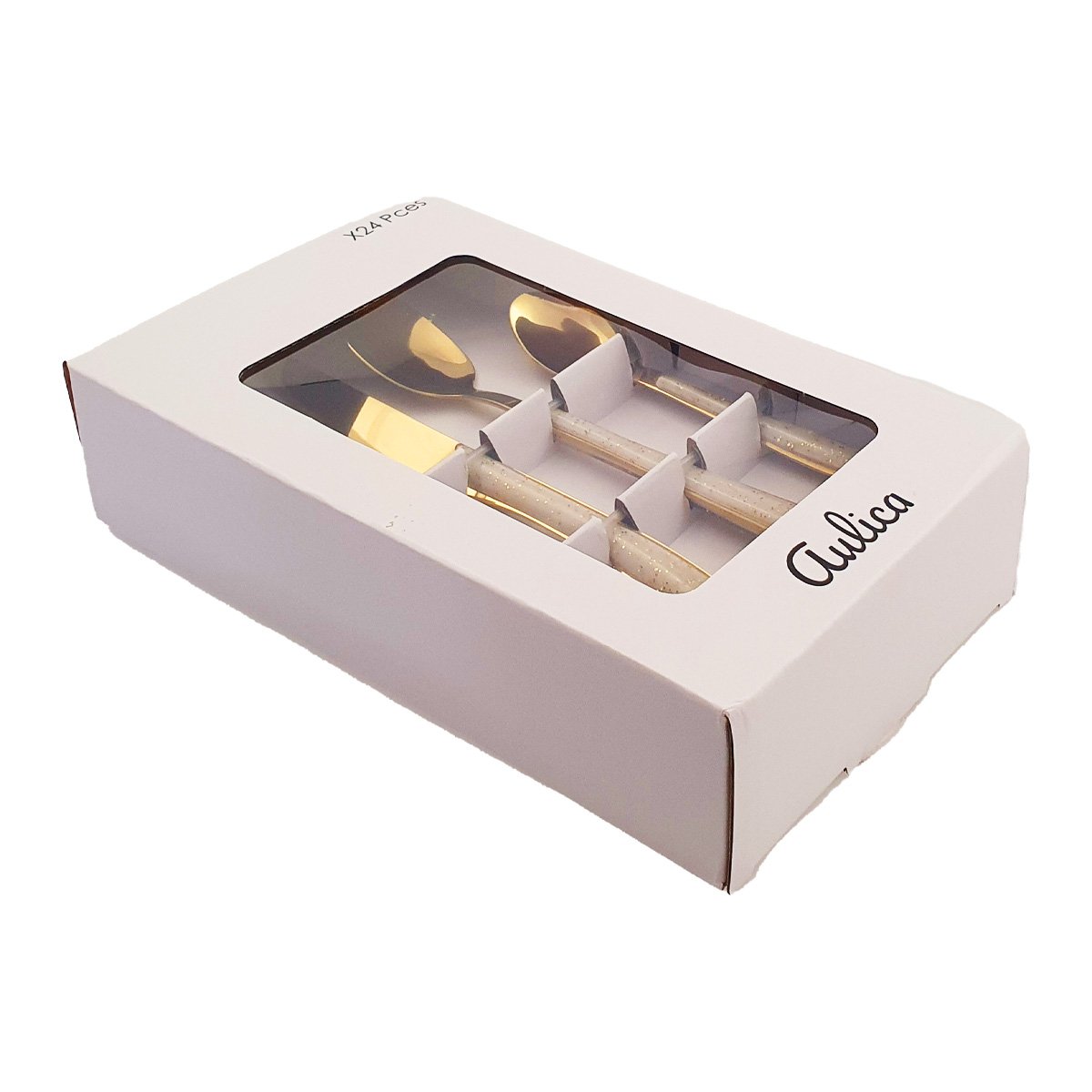 24 -Zimmer -Haushaltsgold mit Glitzerhülsen