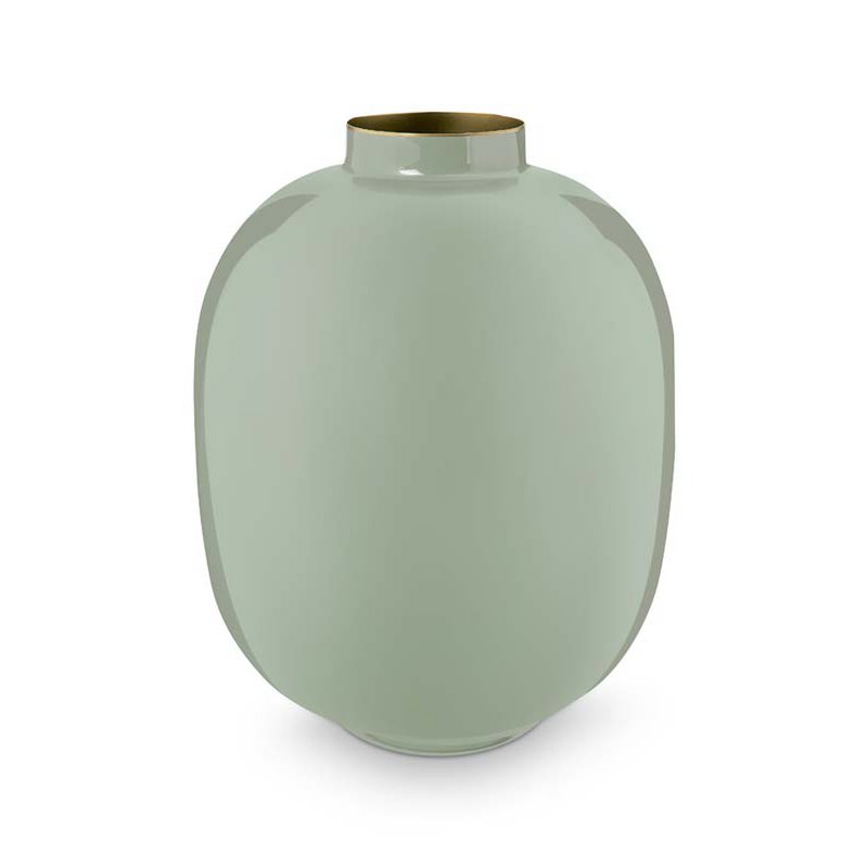 Vase Metal Green 32cm