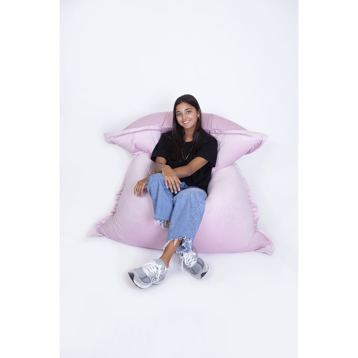 BEANBAG VELVET - altrosa